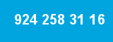 924 258 31 16 924 258 31 16